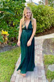 I wore this dress to a black tie wedding - it fits perfectly, is so comfortable, and best of all is super stylish! I got compliments on the gorgeous colors all night long. This was a perfect length for my 5'8" frame. Only downside is the zipper kept coming unzipped because there was no clasp at the top, but I easily fixed this with a safety pin. - Elizabeth W.