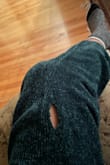 Super soft and love the color. Unfortunately, I noticed a huge hole in the left seam after just 2 wears. It hadn't even gone through the wash yet. Save yourself the money. I regret this purchase, but too late to return. - Kate H.