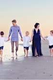 Bought this dress for family portraits on the beach and it was the PERFECT dress for this! Love how light weight and flowy it is, and the slits give it a hint of sexy that I also
love! - Shayla B.