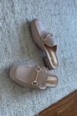 The material is on the lighter side - I wanted a pair of comfy loafers that you could slide on so I wouldnt get blisters on my heel. These work for what you pay for - they dont have the best support, but I thought they were comfy & good for a desk job. - Samantha S.