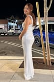 I loved this dress. Perfect amount of shine, for true to size, and it looked fabulous. - Jaqueline