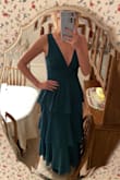 I love this dress! Super cute, and fits true to size. I'm wearing it to a wedding in December. You could even wear this as a bridesmaid dress! Love it - DEBORAH C.
