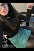 Beautiful color. Sexy yet sophisticated skirt! - Traci D.