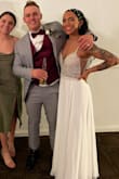 This dress was perfect for my reception. I felt like a princess and received so many compliments all night. It really made me feel fantastic and photographed great!! 10/10 recommend!!! - Fiona M.
