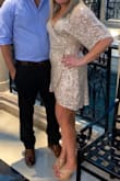 This dress was perfect for our trip to Las Vegas! It was a little short in the front, but was still comfortable. - Heather H.
