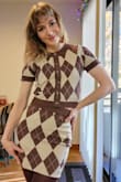 Very cute outfit, snug and warm! True to size. Im only 5'3", so i was happy the skirt length wasnt too long or too short. It was a perfect outfit for holiday season. - Grace-Marie D.