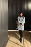 I was on a search for over the knee boots with a square toe for <$100 and these hit the mark. I was so excited to try these on as soon as they came in the mail that I started putting on a few different outfits. I threw in this get-up (pictured), asked my fiancé what he thought, and he immediately said, Alright, I'm taking you out. Let's go lol. 

As far as the fit, they are slightly larger than true to size but if you plan on wearing thicker socks, they'll fit perfectly. Great value for the price! - Priscilla D.