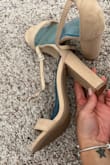 I bought this shoes for a weeding but I use all the time, my size is 4 and I always buy 5 because hells and boots just starts with 5 so I normally buy and extra soft insole so I can keep on my foot. - Mikaela N.
