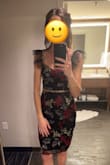 This dress is stunning! The embroidery is beautiful! I received so many compliments, even days after the event. Fits like a glove but still has some flexibility. Love this dress! - Kelly M.