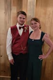 I loved this pantsuit - great color, great fit but wayyyy too long.  Got tons of compliments on it and wish I had had the time to get it hemmed.  Used hem tape for the day of the event and it worked well. - Robyn M.
