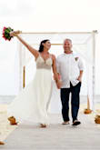 As soon as I saw this dress I knew I had to have it for our beach wedding in Mexico! I was blown away when it arrived, the quality and details it's absolutely gorgeous! It is a bit long so I did have it hemmed but other than that it fit perfectly! - Sabrina H.
