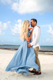 I wore this for beach photos in Mexico and I loved how they turned out. Im 57 and it was a little long, occasionally falling off my shoulder but overall great dress! - Taylor B.