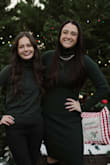 This dress was perfect for our family pictures. Paired it with some knee high boots. Very thick, do not need shape weather if you don't want to wear it. Color is fantastic for us dark haired ladies - Brittany R.