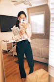 So comfortable. Loose fit around my waist, but I loved it so much I didn't want to exchange it. True to size or smaller size should be fine! The perfect flare and great quality. Can be dressed up, casual literally anything. - Alyssa B.