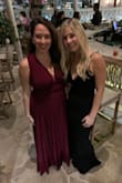 I ordered this dress for a black tie wedding. I was also 5 months pregnant with my second baby so I struggled to find a formal option that I actually liked the style of and that I felt like I looked good in. I ordered a medium and it fits great - and is something I know will fit me still even when I'm not pregnant. Super flowy and comfortable, and was still elegant. I did have to go with nipple covers and body tape instead of a bra the top doesn't really allow for a normal bra. If you're debating on getting this dress, just buy it! You won't regret it and you will definitely get the most bang for your buck as you can style this in so many different ways! For reference, I'm on the left in the photo. - Mollie J.