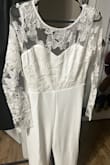 Super good quality material, fits well! Not as long in the legs as I had hoped though, if you have long legs it is more like 3/4 length instead of full length.. Excited to wear for my bridal shower! Lace is nice. - Avery K.