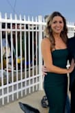 I love the material! It's thick and stretchy and feels amazing and high-quality. It's classy-elegant and just enough sexy. It's a little loose in the waist and hips on me, if I had more time before my event I would maybe exchange it for an extra small. Update: I wore it to a wedding and it was perfect! So comfortable and I got a lot of compliments! The color is so pretty too! - Chelsie C.