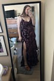 I bought this dress for a formal event. I typically wear a large but ordered an XL to a sure it would fit since Lulus typically runs small. This was the perfect decision. It fits perfectly! I feel confident as it hides my belly chub perfectly!! - Lerin K.