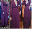 I loved this dress but there were several issues. (I am 5 ft4'' 180lbs and I ordered the Large) 
1) Too long, By at least 3''. Luckily I am handy with a sewing machine so I was able to hem the bottom.
2) Delicate fabric, and poor sewing. Sadly It has already ripped under the arm after 1 wear (see photos) because the material is thin. I also had to sew back on several arm buttons, I wound up packing a mini sewing kit in my purse in case I needed to fix it at the wedding.
3) Not for bigger boobs. I had to purchase a white tank top to cover the cleavage this showed off. No amount of taping was going to keep it in place for dancing at a wedding. I think if I had ordered a bigger size it wouldn't have fit in other places. - Shelby B.