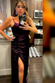 Wore this to a wedding and loved it! It does run a bit long so I wore platform heels. - Miranda M.