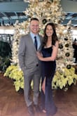 I originally ordered a medium but ended up exchanging for a small because the medium was too loose. This dress was so comfortable and flattering. I got tons of compliments. Perfect for a winter wedding! - Melissa G.