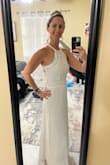 I love this dress. I've always been skeptical ordering clothing online being the petite size that I am. I took a chance with Lulus & my first order with them and I am super pleased. This dress fits perfectly to size. I tend to always wear xs in most clothing. The material of this particular dress is really nice. Take the risk, I'm sure you'll be pleased as much as I am with this dress. - Sandra A.