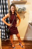 Couldn't be happier!!!!! Bought this for my daughter's dance and it fits perfectly! Most of the time she is an XS but based on reviews we ordered a small and it was perfect! I would say if you are between sizes go up. So well-made and classy! - Stacee B.