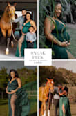 My normal size is 8/m but while pregnant I have no clue my size so I ordered a large and it fit perfectly! The stomach area has no elastic so it's nice and comfortable, and the straps are adjustable. I will definitely wear this dress again pregnant or not. - Amanda S.