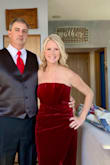 This dress is absolutely beautiful. I wore it for a wedding in early December and the fit was amazing. I was able to dance all night and didn't have to keep pulling it up in the chest area - it has staying power. I highly recommend this dress! - Valerie S.
