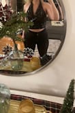 This top is so flattering and comfortable! I ordered a M and L but ended going with the M because it held the ladies up more. 10/10 I'm ordering it in gold too!! - Caroline H.