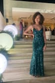 I purchased this dress about a week before attending a red carpet event. I was the award girl, so I needed to look like I belonged on stage with the fashions of A-list celebrities. And this dress did not disappoint! It was long enough for my height and 2-inch heels, and hugged all the right places. The tie in the back was a bit difficult to navigate, so be sure you have someone around to help you tie it up, especially to make sure your breasts are lifted and covered. I did have a couple nip slips backstage but was able to secure again with a tighter tie. I'm so impressed with the quality overall and would definitely recommend for your next Black tie event! - Brianna M.