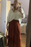 New fav. Ordered black and pink bc love the cream so much. Looks cute with maxi skirts - Marisa C.