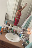Great colour for the holidays. Had to get it hemmed as it was too long but I'm only 5'4". - Dominique D.