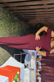 I love the fabric . Very good quality!! 
I love the color . Perfect for me .size L - Nurys