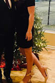 I LOVE these shoes but had to take them off because my feet hurt so badly! To be completely transparent, I only wear heels about 2-3 times a year so maybe my feet just weren't used to this height. Would still wear them again though! - Caitlin W.
