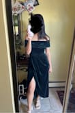 I'm excited to wear this for my holiday parties. It's comfortable and also warm since it's velvet fabric! I'm usually a S, but from Lulus I order XS and they are fitted. - Kia F.