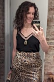 I didn't realize that this top is fully lined. It's really nice quality and I think the mesh on top is very cute. - Emily W.
