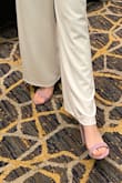 I wore these to several events for my wedding because lavender is my favorite color. They're mostly comfy but probably couldn't stay in them all day. - Brooke L.