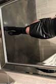 Love these. I have wide calves and they fit. Just tie them tight so they dont slide off - Rose V.