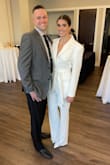 Love love love. Sexy but sophisticated with a pant suit for my rehearsal dinner - Alex C.