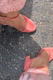 I absolutely love these heels! They fit perfect to my size not snug, not loose, I can walk in them naturally. They aren't too tall , I am in love with them ! Absolutely cutes color tooo - Sapphire W.