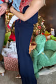 I chose to wear this for our family holiday gathering and loved it. I have two kids to keep up with and the outfit was comfortable and easy to move in. I would recommend this to anyone looking at it. - Megan R.