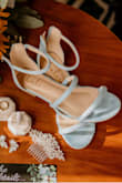 I knew I wanted blue shoes for my wedding and did not want a heel. These were honestly the perfect shoes. I had already bought different sandals to wear but decided to return them to wear these. Theyre super comfortable and a great summer shoe. - Rachel R.