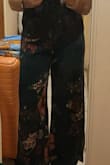 i love these pants! they are long enough for my long legs hits the floor in flats. only negative the side zipper gets stuck doesnt mive - Joanna L.