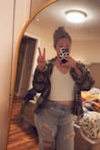 I've been wanting a shacket for awhile now, and this one is perfect in every way! It's nice and warm, and super cute :) the pockets are big enough to hold my phone too which is nice if I don't have pants pockets or a purse! - Emily B.