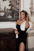 This dress was perfect for our old Hollywood themed family Christmas pictures! It was so flattering on the body and was snug in all the right places. It also had some stretch to it so sitting was not a problem! The white fur stole is also from Lulus which was so beautiful in the pictures. I received a lot of compliments on it. Highly recommend this dress for any event. - Jennifer D.
