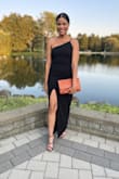 Wore this to a black tie wedding and I received NONSTOP compliments all night. So sexy!! - Luz O.