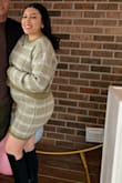 I wore it to my gender reveal party since I wanted something neutral and I loved it! It was very comfortable and cozy! - Alma V.