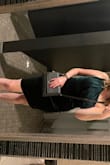 Wore this to my work Christmas party and got lots of compliments! Very cute but I did have to pin the side to make it smaller without the strap; usually don't have that problem with a larger chest so I do wish I ordered a size M! - Maggie F.