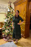 I ordered this dress to wear as a guest at a December wedding and it was perfect. Warm enough but not too warm that I got hot while dancing. It fit perfectly as the length hit just where I expected it to. - Kimberly A.